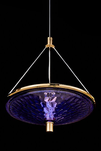 Светильник подвесной LEON Chantale LE3027/1S GD/BL