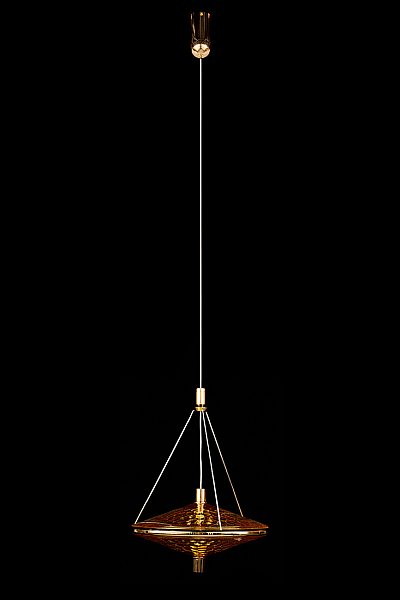 Светильник подвесной LEON Chantale LE3027/1S GD/YE