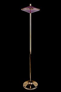 Торшер LEON Chantale LE3027/1F GD/PU