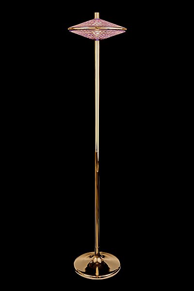 Торшер LEON Chantale LE3027/1F GD/BL