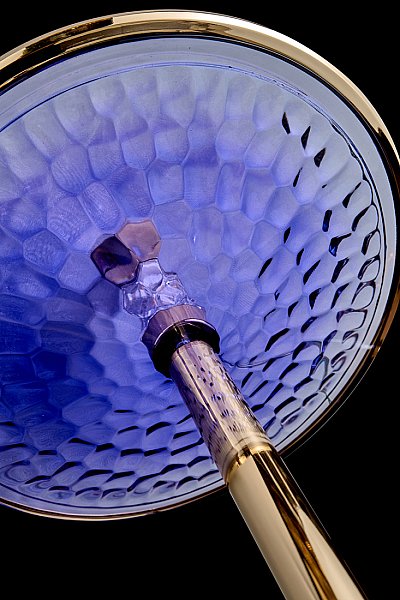 Торшер LEON Chantale LE3027/1F GD/BL