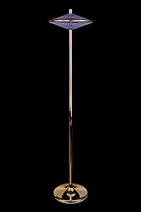 Торшер LEON Chantale LE3027/1F GD/BL