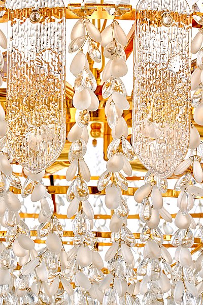 Подвесная люстра LEON Raisin LE6855/800 GD