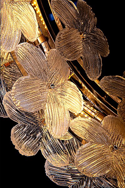 Подвесная люстра LEON Fleur LE6867/800 GD