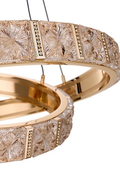 Подвесная люстра LEON Dore LE7736/QA600+390 GD