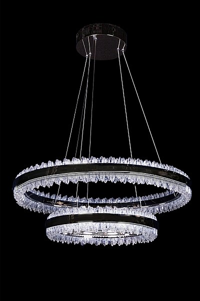 Подвесная люстра LEON Michel LE7720/800-2K Black Chrome