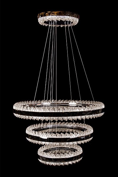 Подвесная люстра LEON Michel LE7720/800-3K Black Chrome