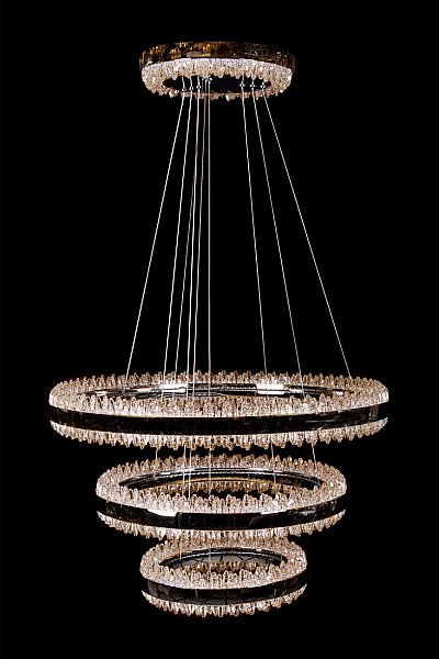 Подвесная люстра LEON Michel LE7720/800-3K Black Chrome