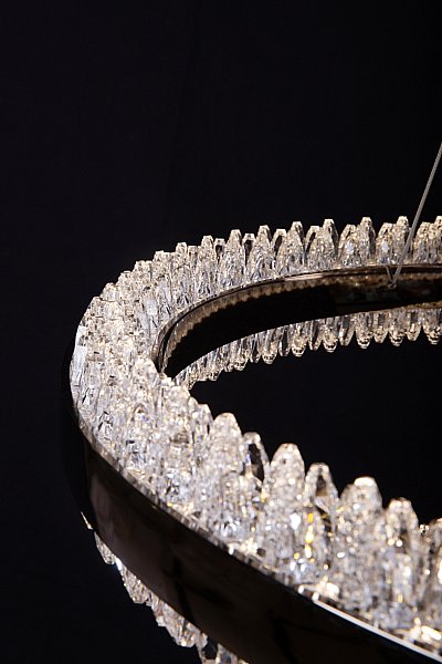 Подвесная люстра LEON Michel LE7720/800-3K Black Chrome