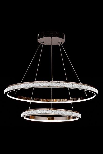Подвесная люстра LEON Aida LE7707/800-2K Black Chrome
