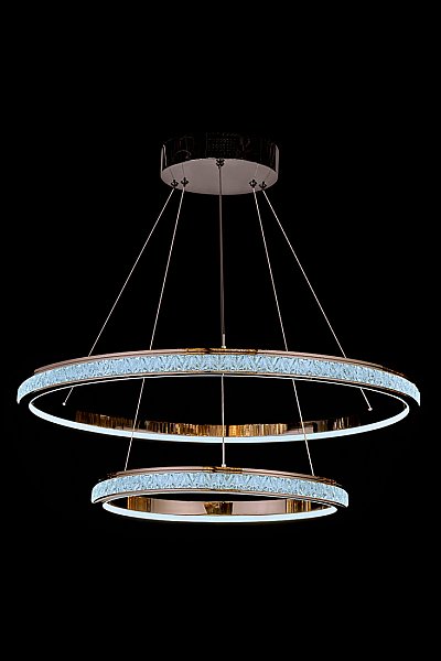 Подвесная люстра LEON Aida LE7707/800-2K Black Chrome