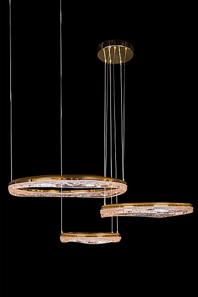 Подвесная люстра LEON Celeste LE7768/800-3F Gold