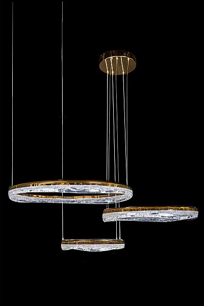 Подвесная люстра LEON Celeste LE7768/800-3F Gold