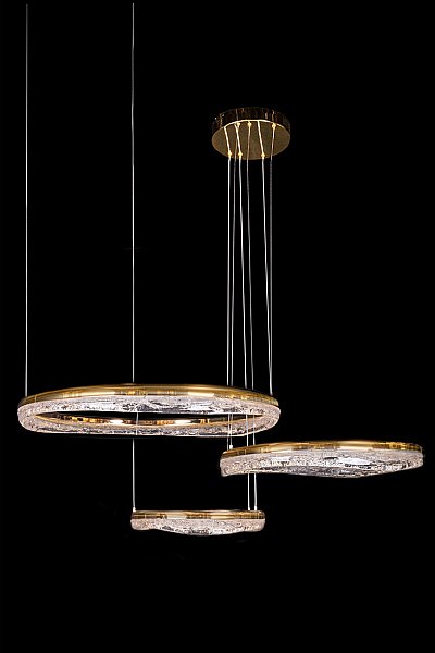 Подвесная люстра LEON Celeste LE7768/800-3F Gold