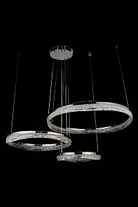 Подвесная люстра LEON Celeste LE7768/800-3F Black Chrome