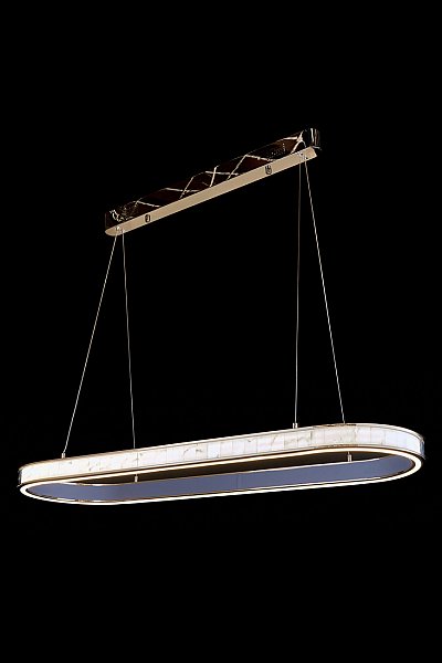 Подвесная люстра LEON Christine LE7702/1050L Black Chrome