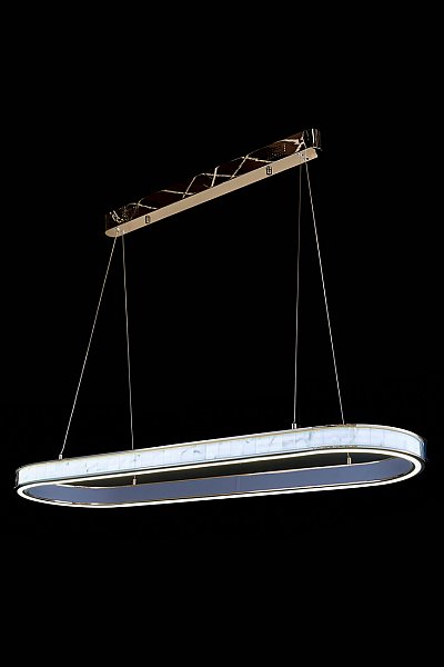 Подвесная люстра LEON Christine LE7702/1050L Black Chrome