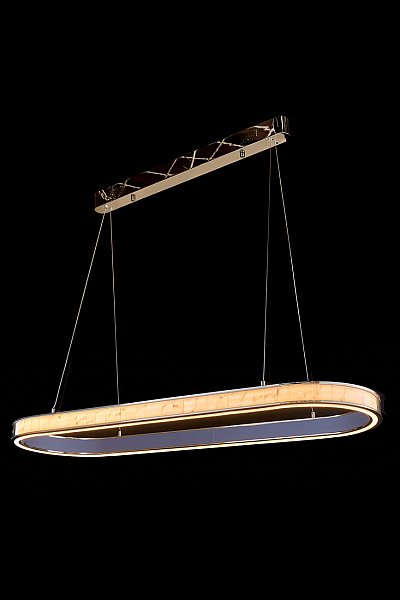 Подвесная люстра LEON Christine LE7702/1050L Black Chrome