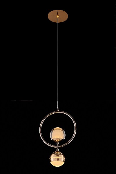 Светильник подвесной LEON Lilith LE7709/1L Black Chrome/Gold
