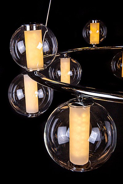 Подвесная люстра LEON Aurore LE7703/12 Chrome