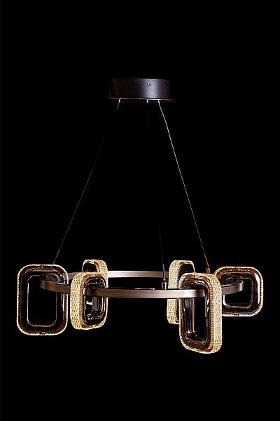 Подвесная люстра LEON Theona LE7701/6 Grey/Black Chrome