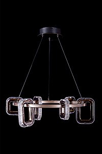 Подвесная люстра LEON Theona LE7701/6 Grey/Black Chrome