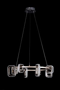 Подвесная люстра LEON Theona LE7701/8 Grey/Black Chrome