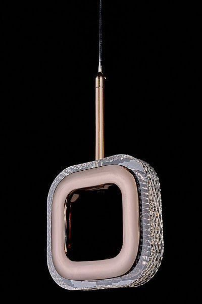 Светильник подвесной LEON Theona LE7701/1S Black Chrome