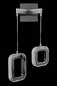 Настенное бра LEON Theona LE7701/2W Grey/Black Chrome