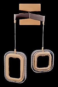 Настенное бра LEON Theona LE7701/2W Grey/Gold