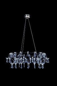 Подвесная люстра LEON Thea LE3035/800 CH/TR