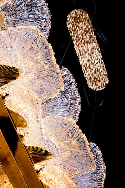 Подвесная люстра LEON Jardin LE3032/1260 GD/SH