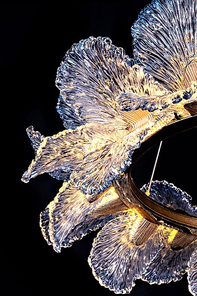 Подвесная люстра LEON Jardin LE3032/620 GD/SH Blue