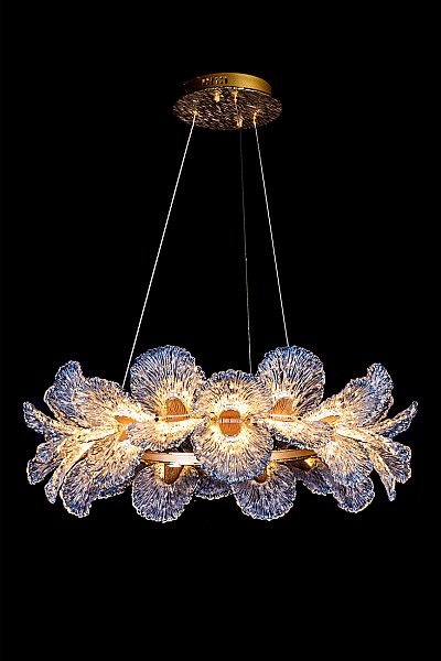 Подвесная люстра LEON Jardin LE3032/800 GD/SH Blue