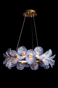 Подвесная люстра LEON Jardin LE3032/800 GD/SH Blue