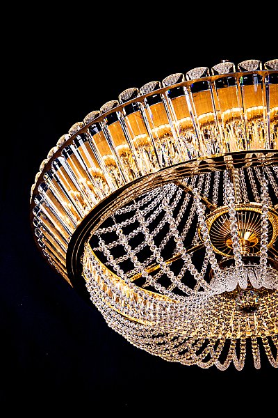 Подвесная люстра LEON Jade LE3040/730 GD