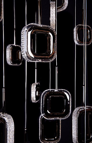 Люстра каскадная LEON Theona LE7701/19 Black Chrome