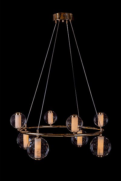 Подвесная люстра LEON Aurore LE7703/8 Gold