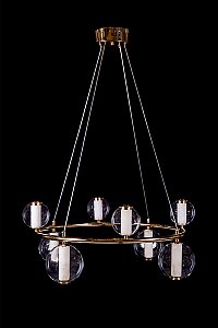 Подвесная люстра LEON Aurore LE7703/8 Gold