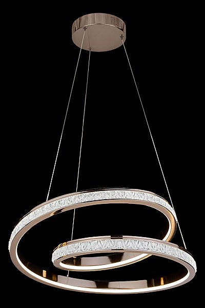 Подвесная люстра LEON Aida LE7707/600Z Black Chrome