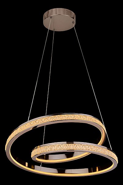 Подвесная люстра LEON Aida LE7707/600Z Black Chrome