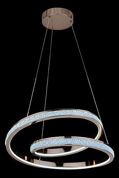 Подвесная люстра LEON Aida LE7707/600Z Black Chrome