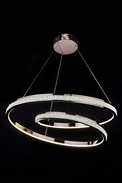 Подвесная люстра LEON Aida LE7707/800Z Black Chrome