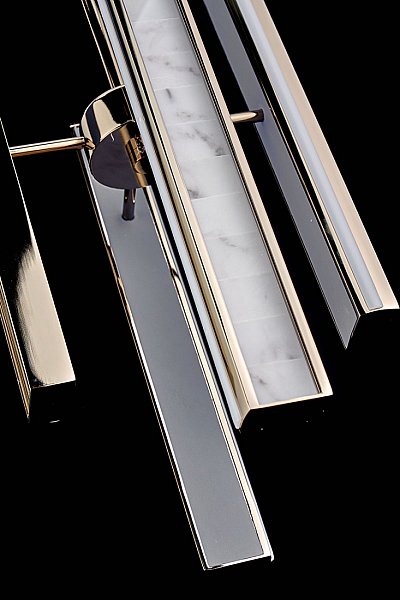 Светильник подвесной LEON Christine LE7702/4S Black Chrome