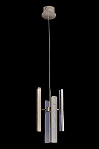 Светильник подвесной LEON Christine LE7702/4S Black Chrome