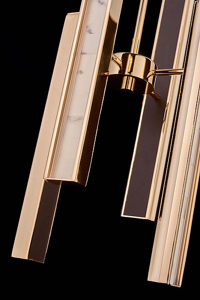 Светильник подвесной LEON Christine LE7702/4S Gold