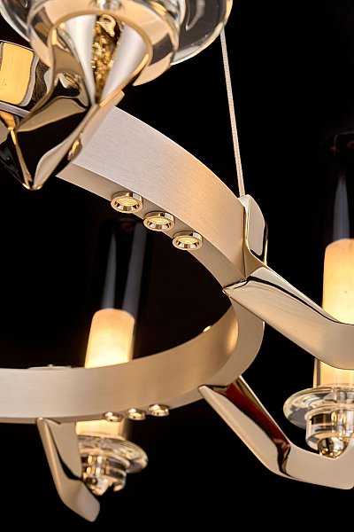 Подвесная люстра LEON Alana LE7907/8 Chrome