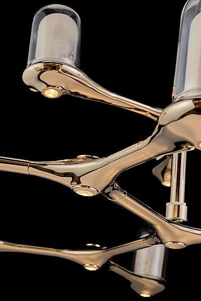 Люстра на штанге LEON Barbara LE7908/6+3 Gold