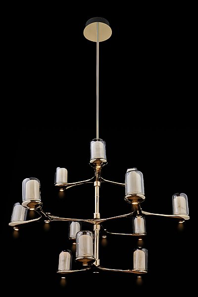 Люстра на штанге LEON Barbara LE7908/3+6+3 Gold