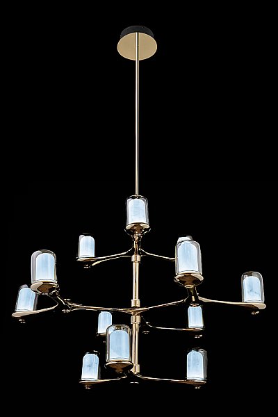 Люстра на штанге LEON Barbara LE7908/3+6+3 Gold